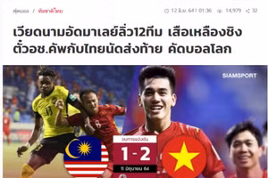 Siam Sport nhận định Việt Nam là đội bóng Đông Nam Á duy nhất đủ khả năng tham dự vòng loại cuối cùng World Cup 2022.