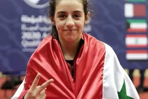 Hend Zaza - thần đồng bóng bàn 12 tuổi người Syria tranh tài tại Olympic Tokyo 2020.