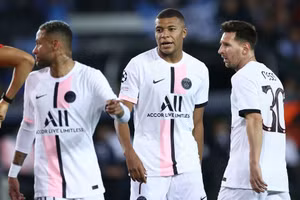 Tam tấu Messi- Neymar- Mbappe gây thất vọng lần đầu đá chính cùng nhau.