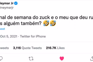 Bài đăng gây bão mạng của tiền đạo PSG Neymar.