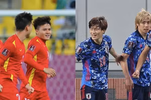 Việt Nam và Nhật Bản sẽ đối đầu trên sân Mỹ Đình vào lúc 19 giờ tối nay.