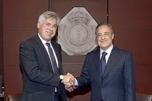 Ancelotti bất ngờ khi được chủ tịch Perez lựa chọn dẫn dắt Real Madrid.