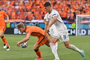 De Ligt tự trách bản thân vì đã dùng tay chơi bóng khiến phải nhận thẻ đỏ trực tiếp.