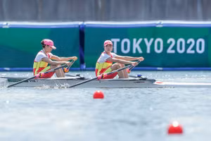 Cặp đôi Lường Thị Thảo và Đinh Thị Hảo xếp thứ 15 chung cuộc môn Rowing nội dung thuyền đôi nữ đôi mái chèo hạng nhẹ tại Olympic Tokyo 2020.