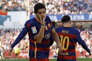 Barcelona sẽ vinh danh Suarez trước trận đấu với Atletico Madrid, tối 8/5.