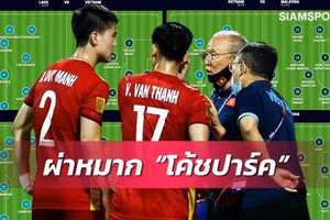 Siam Sport dự đoán đội hình tuyển Việt Nam đấu Thái Lan. (Ảnh Siam Sport).
