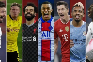 7 đội khách đã đả bại chủ nhà ở lượt đi vòng 1/8 Champions Leagua 2020/2021.