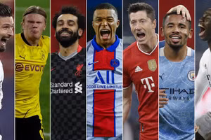 7 đội khách đã đả bại chủ nhà ở lượt đi vòng 1/8 Champions Leagua 2020/2021.