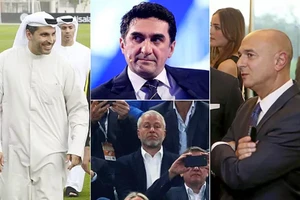 Các chủ sở hữu Al Mubarak (Man City), Al-Rumayyan (Newcastle), Abramovich (Chelsea) và Levy (Tottenham).