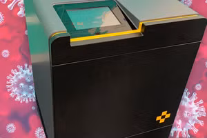 Thiết bị của hãng Kromek có thể phát hiện Covid-19 trong không khí.