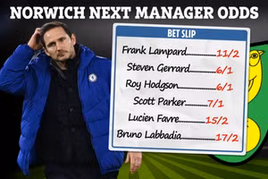 Lampard chuẩn bị tái xuất dẫn dắt Norwich?
