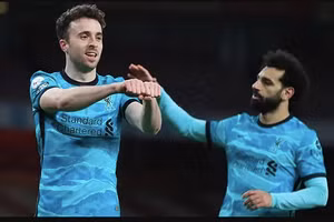 Jota "vũ khí hạng nặng" Liverpool mang tới Real Madrid.