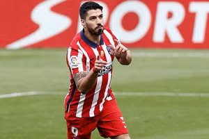 Suarez đang thể hiện phong độ tuyệt vời trong màu áo Atletico.