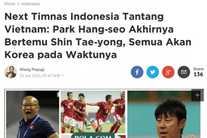 Tờ Bola khẳng định HLV Indonesia có đẳng cấp cao hơn đồng nghiệp Park Hang-seo.