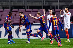 Barcelona sẽ thu hẹp đáng kể về điểm số với Atletico nếu giành chiến thắng ở vòng 27 La Liga.