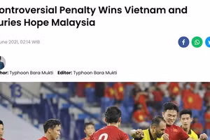 Báo Malaysia ám chỉ Văn Toàn ăn vạ kiếm 11m cho tuyển Việt Nam.