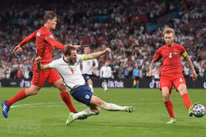 Trận bán kết EURO 2020 giữa Tam Sư và Đan Mạch lập kỷ lục về số lượng người xem truyền hình ở Anh.