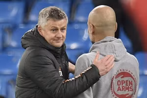 Solskjaer vượt qua Pep ở chỉ số đối đầu trực tiếp.