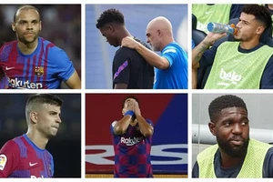 Các ca chấn thương ảnh hưởng nghiêm trọng đến Barca trong thời gian qua.