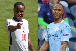 Phong độ hoàn toàn trái ngược của Raheem Sterling tại tuyển Anh và CLB Man City.