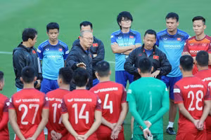 Thầy trò HLV Park Hang-seo đang hội quân tại Hà Nội.