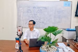 Dạy học trực tuyến tại Trường THPT Trần Đại Nghĩa, TP Cần Thơ.