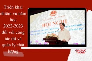 Triển khai nhiệm vụ năm học 2022-2023 đối với công tác thi và quản lý chất lượng