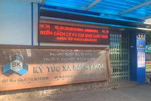 KTX Trường ĐH Bách khoa TP.HCM xác nhận có 14 sinh viên nhiễm Covid-19 tại địa bàn quận 10 (Ảnh: KTX Bách khoa)