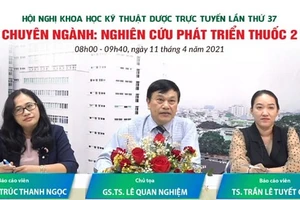 Các báo cáo viên chia sẻ tại Hội nghị trực tuyến (Ảnh: NTCC)