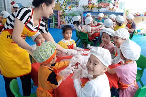 Nỗ lực tạo sự đổi thay bằng nuôi dưỡng trẻ chất lượng. 