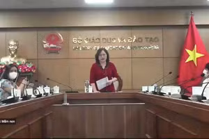 Thứ trưởng Ngô Thị Minh phát biểu chỉ đạo tại Hội nghị.