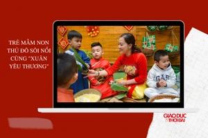 Trẻ mầm non Thủ đô sôi nổi cùng 'Xuân yêu thương'