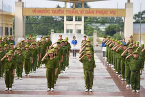 Trại hè trải nghiệm 'Học kỳ Công an' năm 2022.