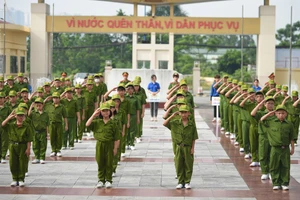 Trại hè trải nghiệm 'Học kỳ Công an' năm 2022.