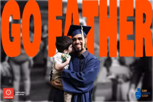 Các nam sinh viên kiêm phụ huynh cần sự quan tâm, hỗ trợ để tốt nghiệp.