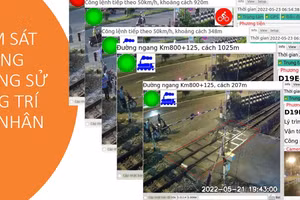 Công nghệ được triển khai thử nghiệm trên 2 toa tàu ở Đà Nẵng vào tháng 5/2022.