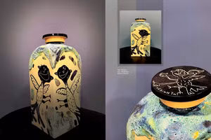 Một số tác phẩm điêu khắc của Lê Kinh Tài.