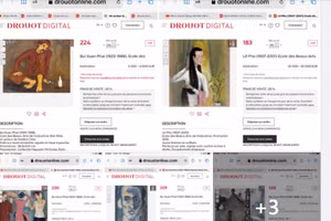 Tranh của Bùi Xuân Phái và Lê Phổ bị làm giả được đấu giá tại nhà đấu giá Lynda Trouve (Pháp).