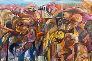 Tranh của họa sĩ Nguyễn Đức Lợi.