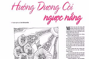 Truyện ngắn 'Hướng Dương Còi ngược nắng': Bài học lan tỏa những mầm thiện