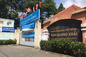 Học sinh Trường THPT Trần Quang Khải Quận 11 tạm nghỉ học để phòng dịch Covid-19 cho đến khi có thông báo mới. Ảnh minh hoạ P.Nga