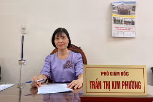 Bà Trần Thị Kim Phương, Phó Giám đốc Bảo tàng - Thư viện tỉnh Kon Tum.