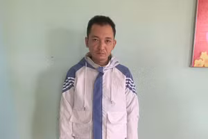 Nguyễn Thành Sơn khai nhận đã 7 lần trộm cắp tài sản tại các chùa trên địa bàn huyện Chư Păh. Ảnh: Cơ quan công an.