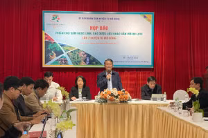 UBND huyện Tu Mơ Rông tổ chức họp báo Phiên chợ sâm Ngọc linh, các dược liệu khác gắn với du lịch lần thứ 2.