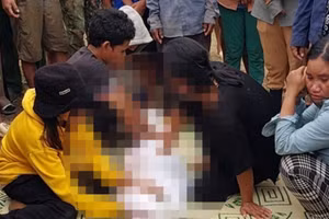 Cháu bé lớp 4 bị đuối nước khi đi tắm hồ.