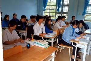 Trường Phổ thông dân tộc nội trú huyện Kon Plông phấn đấu 100% học sinh đậu tốt nghiệp.