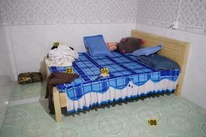 Hiện trường vụ việc. Ảnh: Cơ quan công an.