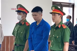 Lương Thế Văn tại phiên toà.