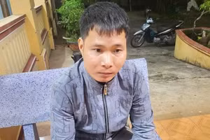 Ngô Văn Tiếp bị bắt giữ khi đang lẩn trốn.