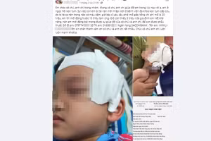 Thông tin và hình ảnh sai sự thật được đăng tải trên mạng xã hội nhằm kêu gọi từ thiện.